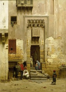فناء منزل بالقاهرة