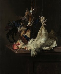 لا تزال الحياة مع الدواجن. 1658 بواسطة ويليم فان ألست