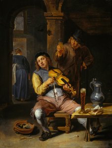The Blind Fiddler ، 1637-1677. بواسطة ويليم فان هيرب