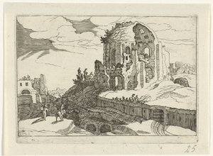 Nymphaeum في روما Romeinse Ruïnes (سلسلة 2) (عنوان المسلسل) بواسطة ويليم فان نيولانت (الثاني)