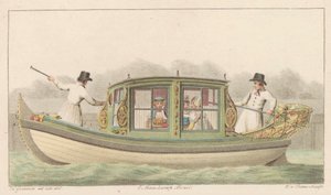 زانز يخت خيمة ، 1816 A Noord-Hollandsch Tentjagtje aan de Zaan / Une barque de Compagnie nommée Tentjagje à Zaandam (العنوان على الكائن)