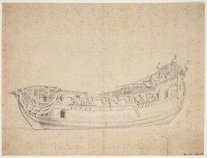 صورة لـ "جيمس جالي"، حوالي 1676 (أوفست، قلم رصاص، غسيل)