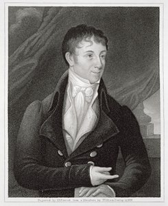صورة تشارلز بروكدين براون (1771-1810) ، نقشها جون بي فورست (1814-70) (نقش) بواسطة وليام (بعد) دنلاب
