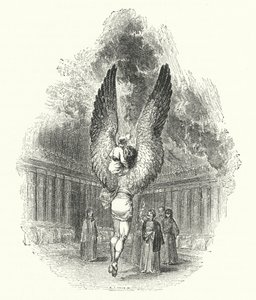 حسن على أكتاف عفريت دهنش (نقش). بواسطة وليام (بعد) هارفي