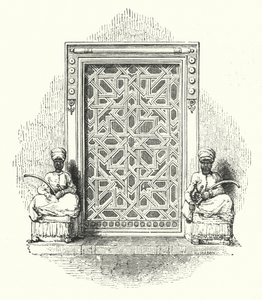 الخصيان عند باب علاء الدين (نقش) بواسطة وليام (بعد) هارفي
