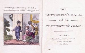 مقدمة مصورة من كتاب الأطفال "كرة الفراشة وعيد الجندب" بقلم ويليام روسكو (1753-1831)