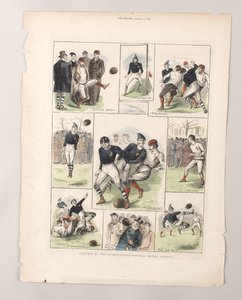 Sketches at the International Football Match, Glasgow