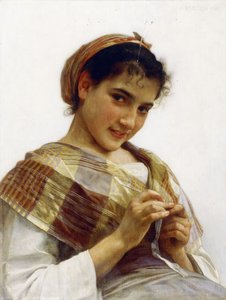 فتاة بريتون ، 1889 بواسطة وليام أدولف بوغيرو