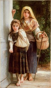 المتسولون الصغار بواسطة William Adolphe Bouguereau