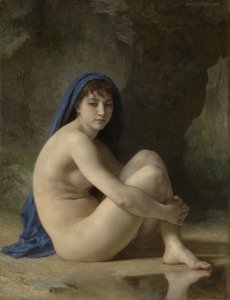 جالس عاري ، 1884