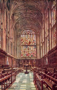 مصلى كلية الملوك ، كامبريدج بواسطة وليام أفليك كاروثرز