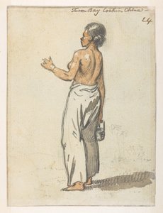 24 امرأة من "تورون باي ، كوتشين الصين ،"  من ألبوم يحتوي على 372 رسمًا للمناظر الطبيعية والسواحل والأزياء والحياة اليومية التي تم صنعها خلال سفارة اللورد ماكارتني إلى إمبراطور الصين ، بين عامي 1792 و 1794 (قلم رصاص وألوان مائية على ورق) بواسطة وليام الكسندر