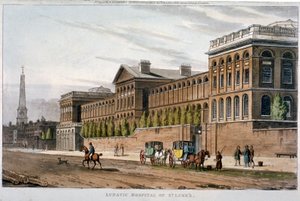 مستشفى سانت لوك ، أولد ستريت ، فينسبري ، لندن ، 1815 بواسطة وليام انجوس