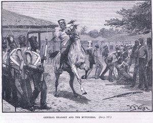 الجنرال هيرساي والمتمردين 1857 م بواسطة صوف ويليام بارنز