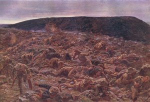 الحصان الإمبراطوري الخفيف في واجون هيل 6 يناير 1900 ، توضيح من تاريخ كاسيلز في إنجلترا ، 1900s بواسطة صوف ويليام بارنز