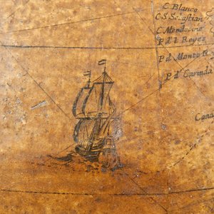 العالم الأرضي الإنجليزي المبكر ، c.1673 بواسطة وليام بيري