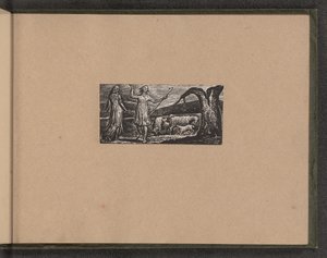 كولينت يغادر في حزن ، 1821. بواسطة وليام بليك