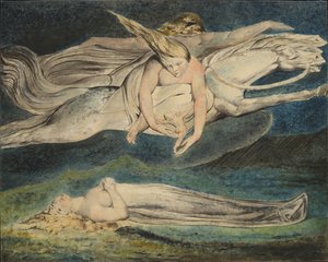 شفقة ، ج. 1795 بواسطة وليام بليك