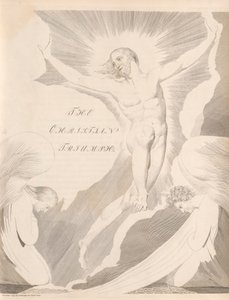 اللوحة 31 (الصفحة 65): [الليلة الرابعة] "THE / CHRISTIAN / TRIUMPH" بواسطة وليام بليك
