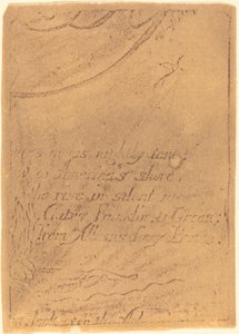 رد من جزء من لوحة ملغاة لنبوءة ، 1793. بواسطة وليام بليك