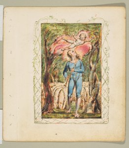 أغاني البراءة: Frontispiece ، كاليفورنيا. 1825. بواسطة وليام بليك