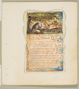 أغاني البراءة والخبرة: The Little Black Boy ، كاليفورنيا. 1825. بواسطة وليام بليك