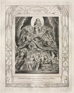 كتاب العمل: رر. 2 ، عندما كان سبحانه وتعالى معي ، عندما أطفالي ... ، 1825. بواسطة وليام بليك