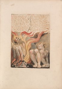 الكتاب الأول لأوريزن ، اللوحة 14 ، 7. من كهوف عموده الفقري المفصلي .... (بنتلي 11) بواسطة وليام بليك