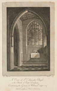 منظر لمصلى القديس إدموندز في كنيسة East Dereham ... ، 1804. بواسطة وليام بليك