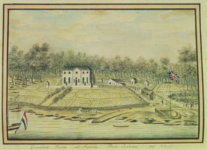منزل الحاكم في سيدني ، بورت جاكسون ، 1791 بواسطة وليام برادلي