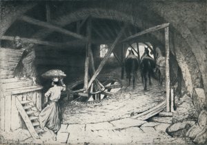 مطحنة جليلية ، أواخر القرن التاسع عشر وأوائل القرن العشرين ، 1922. بواسطة ويليام براسي هول