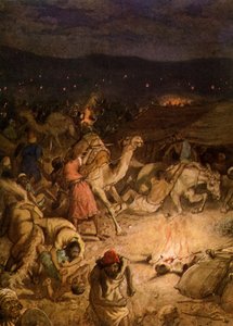 جدعون في معسكر المديانيين - الكتاب المقدس بواسطة ويليام براسي هول