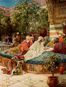 يسوع يغفر امرأة شريرة - الكتاب المقدس بواسطة ويليام براسي هول