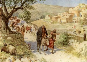 شيمى - الكتاب المقدس يلعن الملك داود الفار من القدس بواسطة ويليام براسي هول