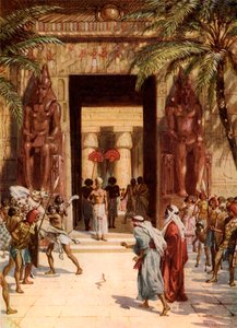 موسى وهارون قبل فرعون - الكتاب المقدس بواسطة ويليام براسي هول