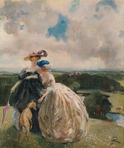 في الحديقة ، Dalswinton ، 1904 ، 1906