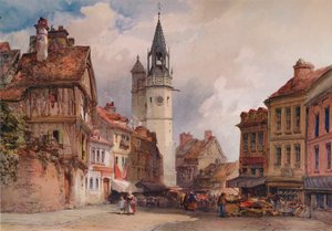 Evreux ، c1855 بواسطة وليام كالو