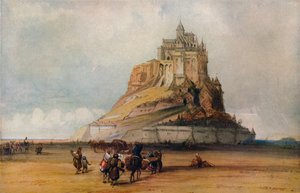 مونت سانت ميشيل ، c1861 بواسطة وليام كالو