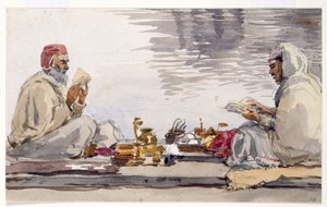 رجلان مقدسان يقرأان غرانث صاحب ، أمريتسار بواسطة وليام كاربنتر