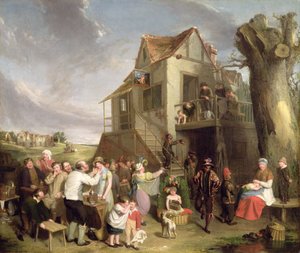 عيد العمال حوالي 1811-12 (زيت على قماش) بواسطة وليام كولينز