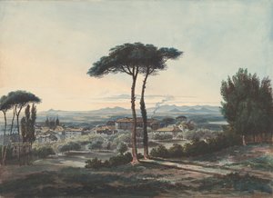 فراسكاتي ، بالقرب من روما ، 1819. بواسطة وليام كوين