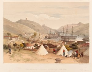 • بالاكلافا تتطلع نحو البحر ؟، 1855 بواسطة وليام كريميا سيمبسون
