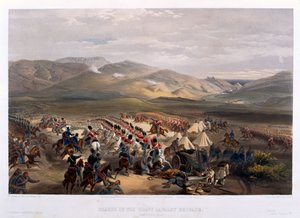 مسؤول اللواء الثقيل في معركة بالاكلافا ، 1854 بواسطة وليام كريميا سيمبسون