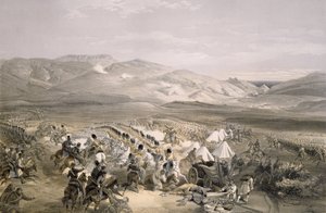 المسؤول عن لواء الفرسان الثقيل في معركة بالاكلافا في 25 أكتوبر 1854 ، منقوش بواسطة E. Walker ، حانة. 1855 بواسطة وليام كريميا سيمبسون