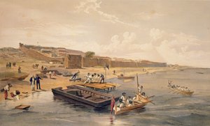 حصن Yenikale ، لوحة من "مقعد الحرب في الشرق" ، حانة. بقلم Paul und Dominic Colnaghi und Co. ، 1856 بواسطة وليام كريميا سيمبسون