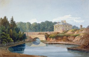 منظر لقناة ريجنت ، طريق ليسون جروف ، سانت جون وود ، لندن ، c1830 بواسطة وليام كروتش