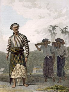 مادوري من رتبة مانتو ، اللوحة 7 من المجلد الأول من "تاريخ جافا" بقلم توماس ستامفورد رافلز (1781-1826) ، حانة. 1817 (أكواتينت) بواسطة وليام دانييل