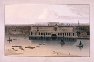 سومرست هاوس ، لندن ، 1804 بواسطة وليام دانييل