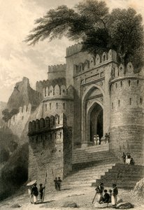 بوابة Kulnhuttea ، روتاس جور ، 1835. بواسطة وليام دانييل