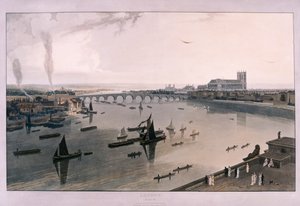 منظر للندن من Somerset House ، 1805 بواسطة وليام دانييل